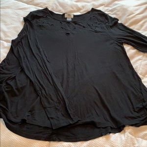 Old Navy black flowy long sleeve